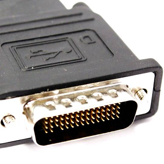 Duplicator Cabo DMS59-macho para fêmea 15 centímetros DVI-I-2X