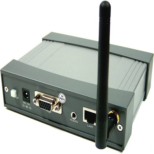 Transmissor de vídeo sem fio WiFi VGA apresentações