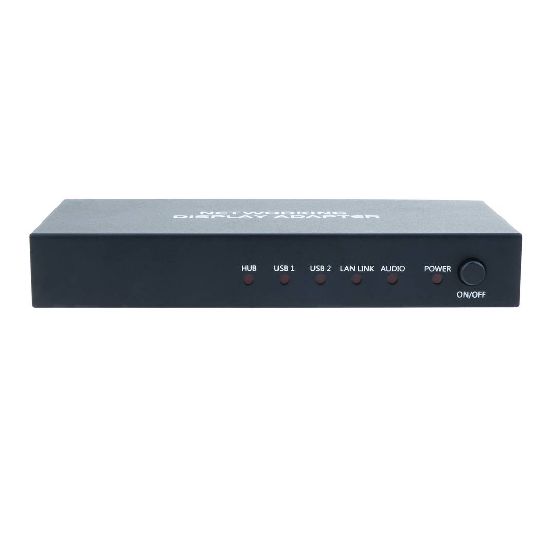 Transmissor d'àudio i vídeo per xarxa ethernet per a presentacions VGA HDMI