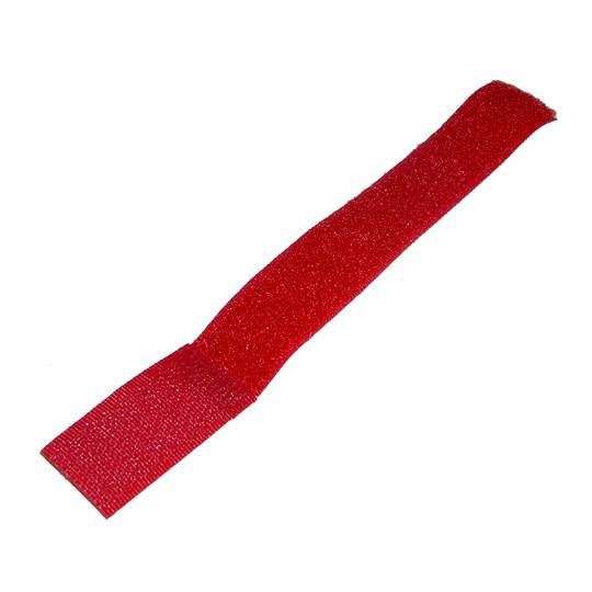 Zarządzanie kablami taśmy samoprzylepnej 20x160mm 100 sztuk czerwony