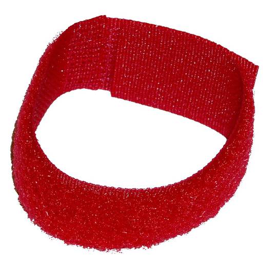 Zarządzanie kablami taśmy samoprzylepnej 20x160mm 100 sztuk czerwony