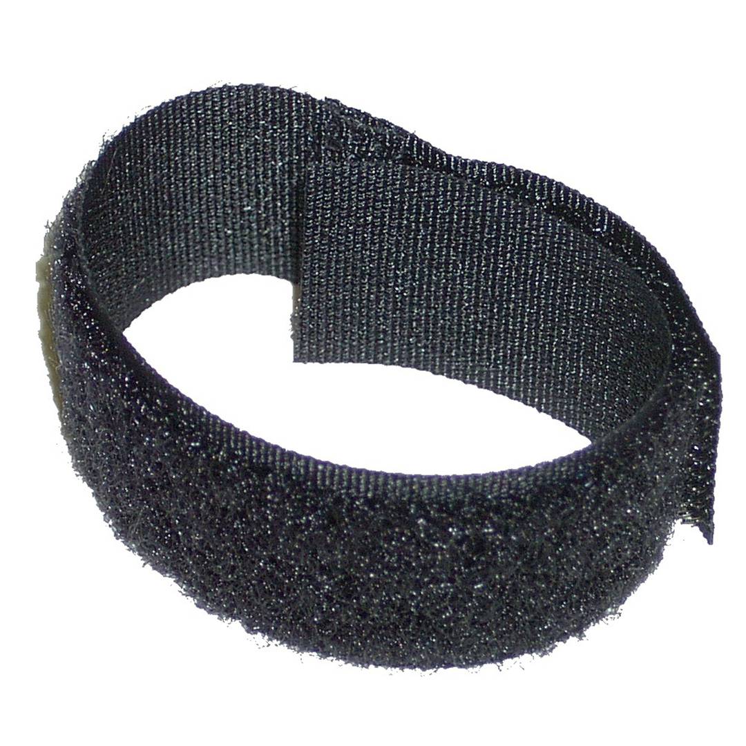 Plakband kabelbeheer 20x160mm 100 eenheden zwart