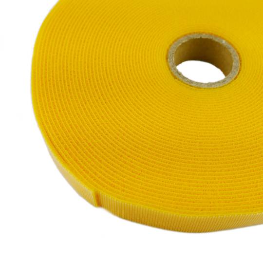 Plakband spoel 15 mm x 10 m geel