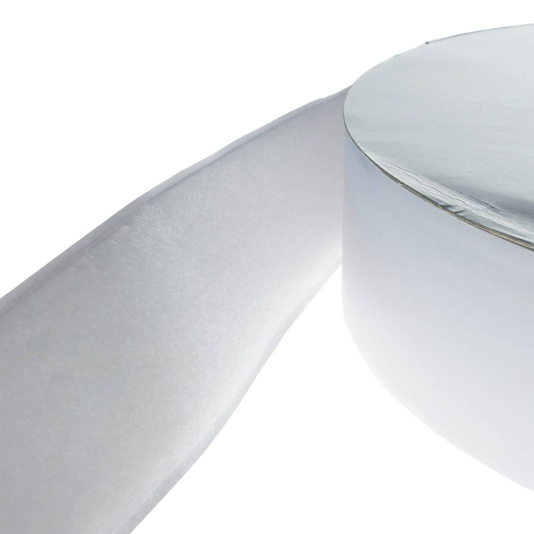 Adhesive Klebeband Spule 50mm x 25m weiß Wandbefestigung