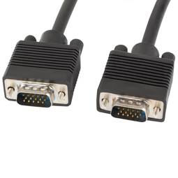 Cable VGA macho a macho de 1,8 m negro de Lanberg CA-VGAC-10CC-0018-B