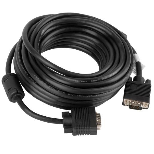 Lanberg męski na męski kabel VGA 10 metrów czarny CA-VGAC-10CC-0100-B
