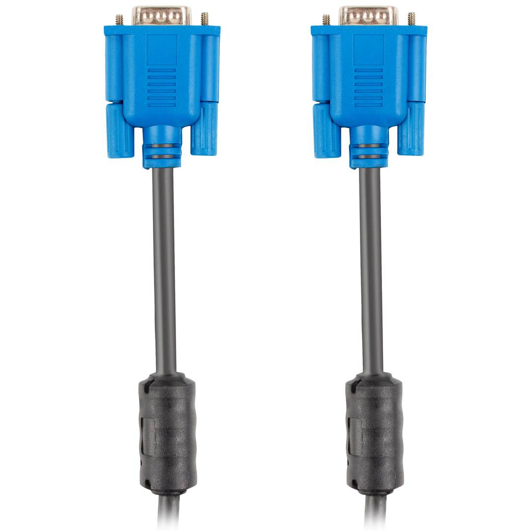 Lanberg czarny rdzeń ferrytowy podwójnie ekranowany 3m męski na męski kabel VGA CA-VGAC-10CU-0030-BK