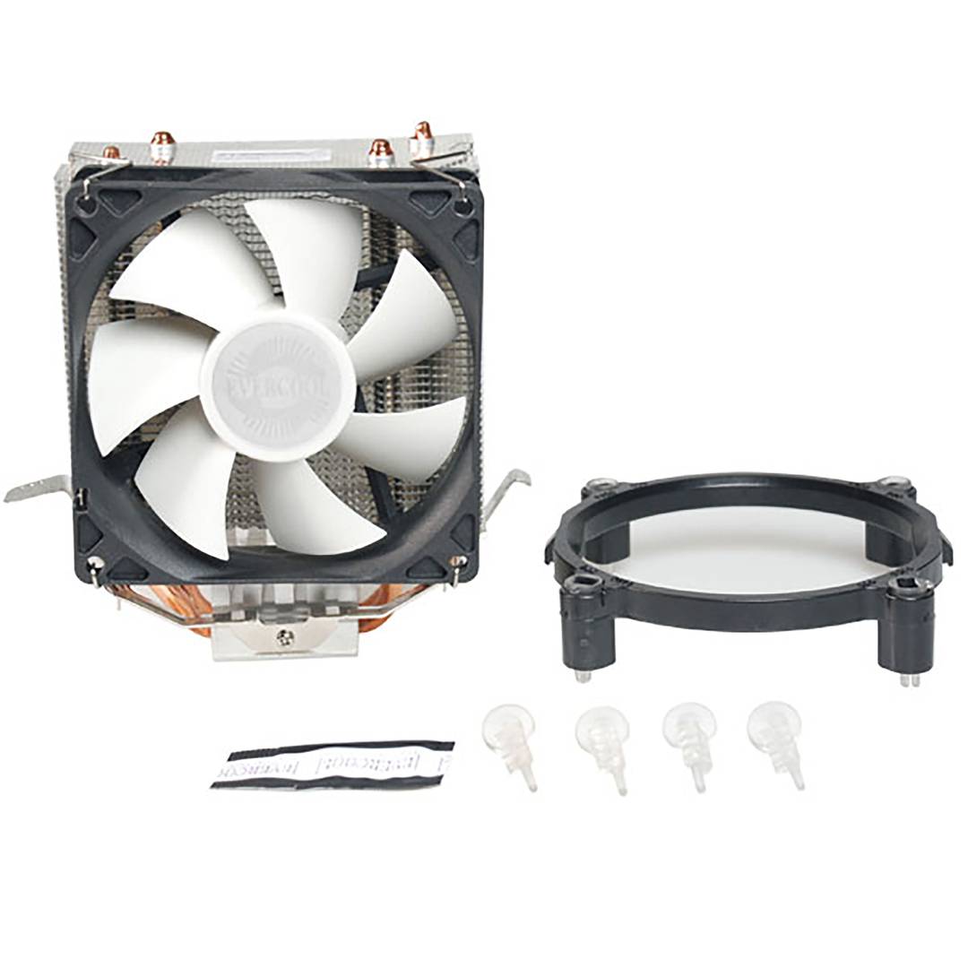 Ventilador EverCool HPR-9525EA CPU AMD-K8 AM2 AM3 FM1 FM2 y Intel LGA 1155 1156 1150 1151 775