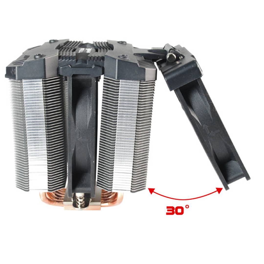 Shark Silent CPU-Kühler Intel LGA775 Evercool 1156 1155 1150 1151 2011 AMD AM2 AM2 + AM3 FM1