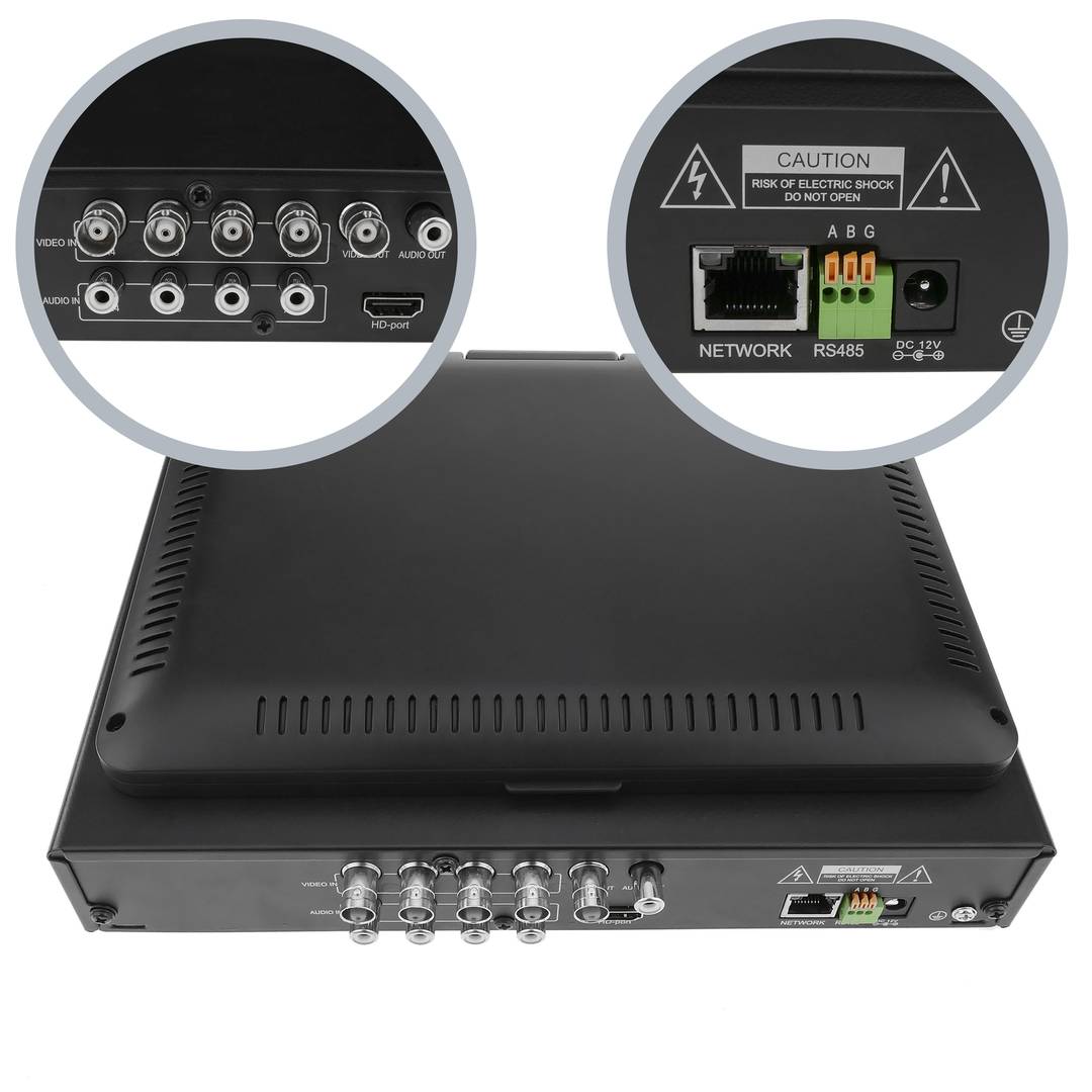 DVR Digital Video Recorder 4CH H.264 HDMI CBVS D1 avec l'écran LCD 10