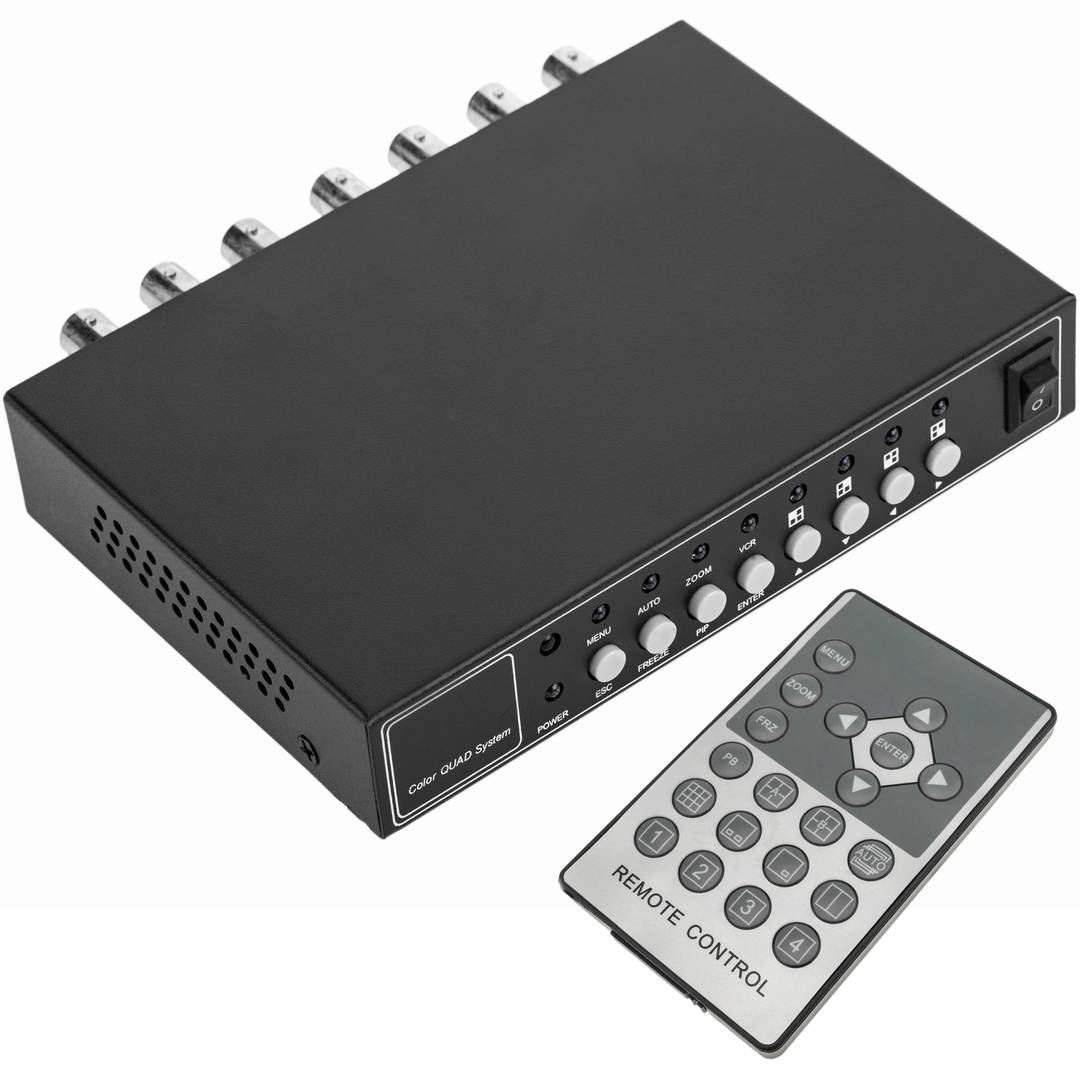 CCTV Quad System 4-channel video