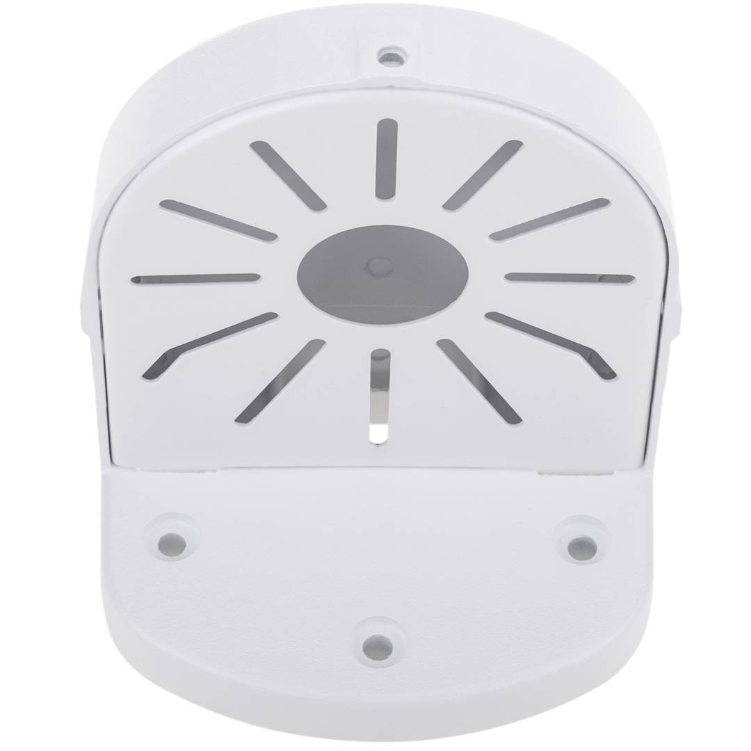 Białe wsparcie dla kamery CCTV