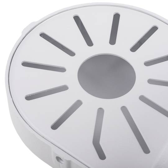 Białe wsparcie dla kamery CCTV