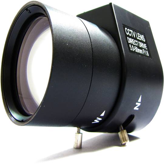 E varifocale 5,0 millimetri a 50,0 mm e F1 6