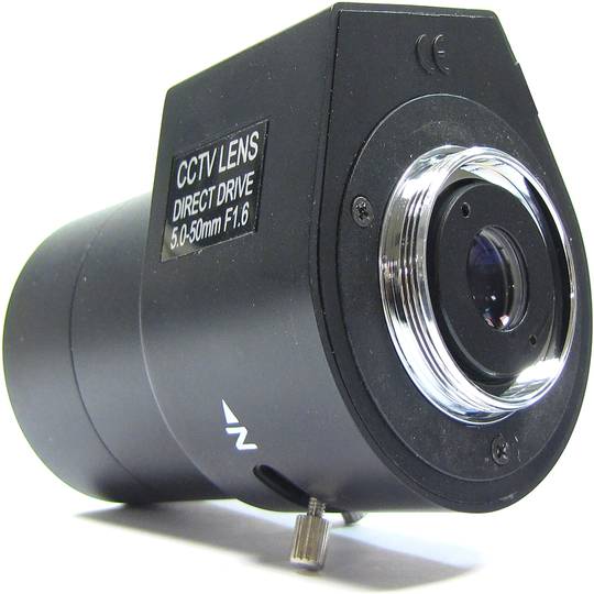 E varifocale 5,0 millimetri a 50,0 mm e F1 6