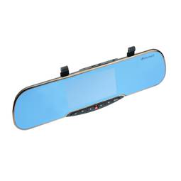 Retrovisor DVR com tela LCD 5” para gravação de vídeo carro 1080p