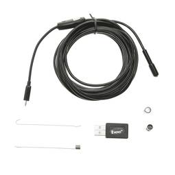 Câmera borescope endoscópio IP66 USB 640x480 5m Flexível USB OTG Android do Windows
