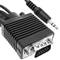 Super VGA cable with audio jack of 3.5 mm male male 1 m
