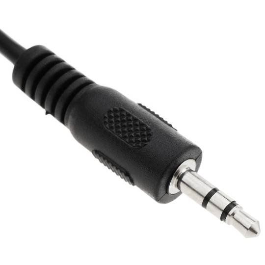 Super VGA cable with audio jack plug 3.5 mm male 3 m