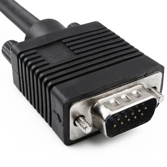 Kabel Super VGA z gniazdem audio 3,5 mm męski 25 m