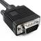 Kabel Super VGA z gniazdem audio 3,5 mm męski 25 m