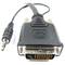 Super DVI-D Kabel mit Audio-Buchse 3,5 mm Stecker 7 m