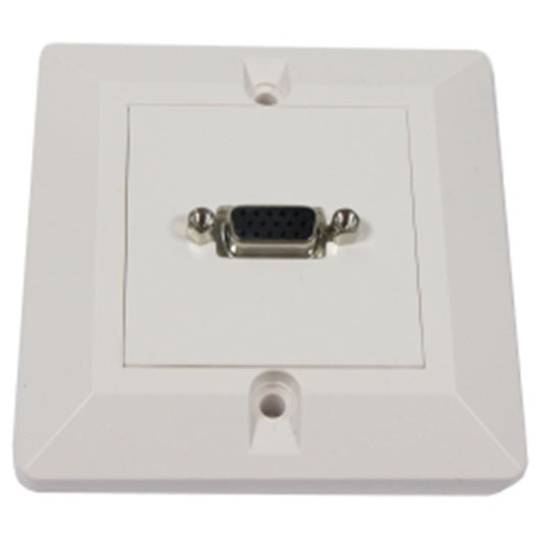 Caja pared canaleta 80x80 1 VGA tipo B