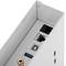 Boîtier de connectivité multimédia pour mur ou table HDMI, 2xUSB, 2xRJ45 Cat.6, VGA, Jack 3,5mm et RCA