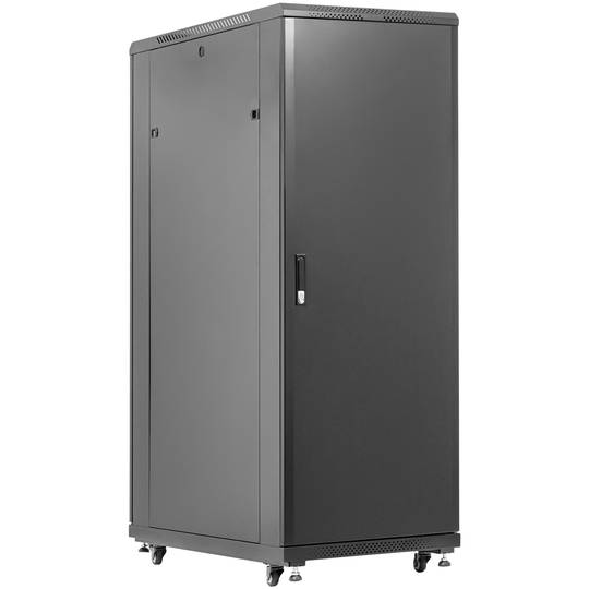 Server rack cabinet 19 inch 32U 800x800x1610mm floor standing MobiRack GO assembled