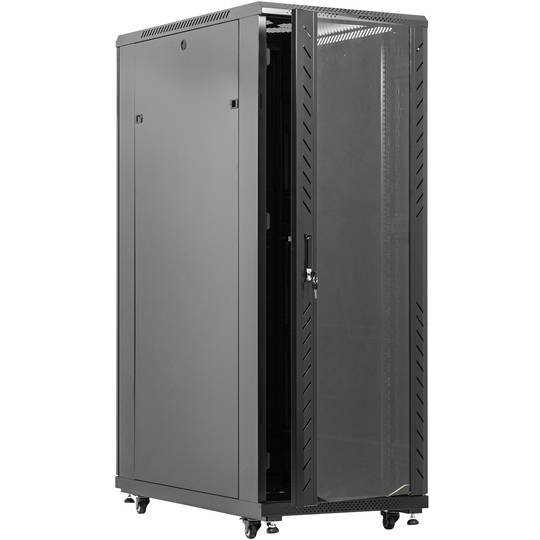 Serverschrank 19'' rack 32HE 800x1000x1610mm MobiRack GO montiert