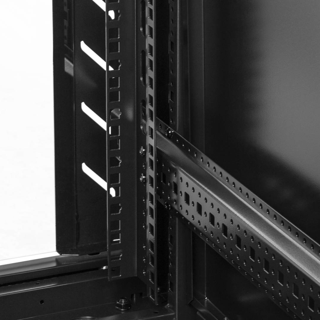 Server rack cabinet 19 inch 42U 600x600x2000mm floor standing MobiRack GO assembled