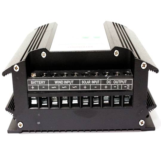 Controlador solar i eòlic híbrid de 400W 24V amb visor LED