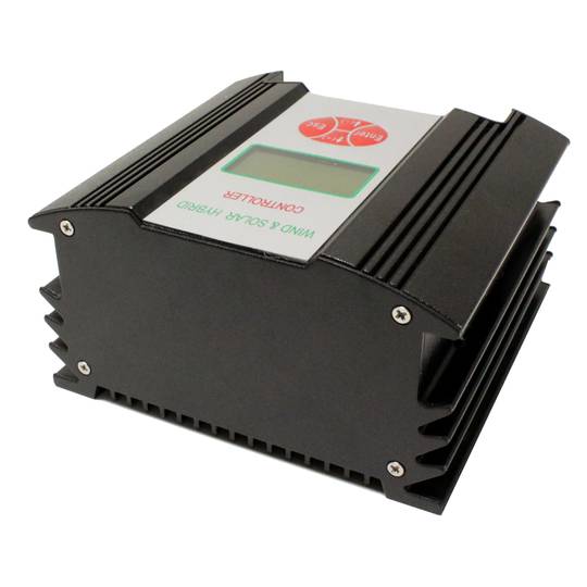 Controlador solar y eólico híbrido de 400W 24V con visor LCD