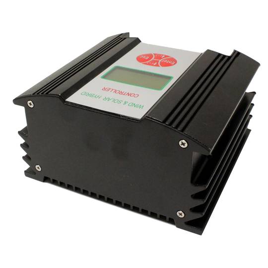 Controlador solar y eólico híbrido de 600W 24V con visor LCD