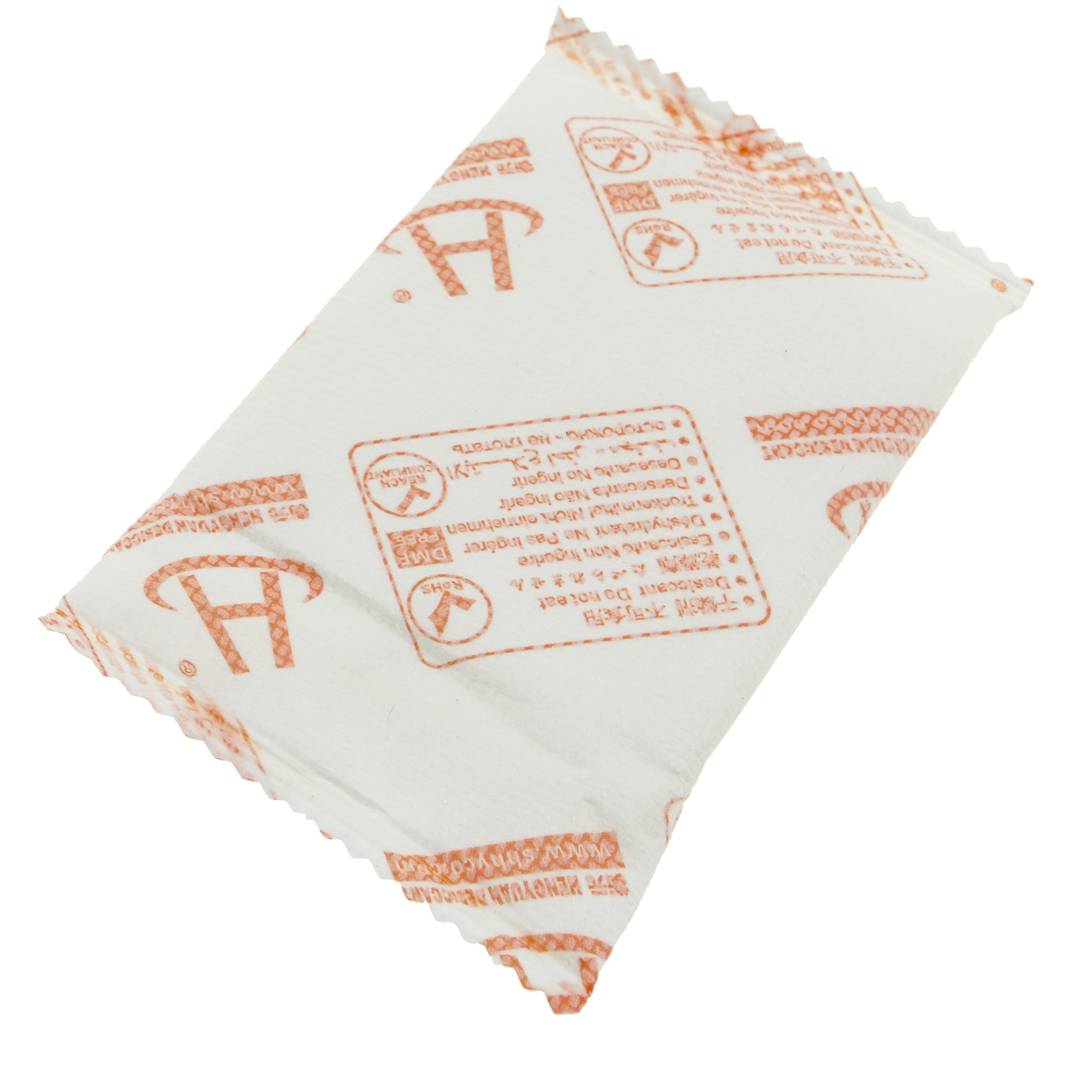 Dessecante saco de desumidificador fibra natural 55x80mm 3g 25 pack