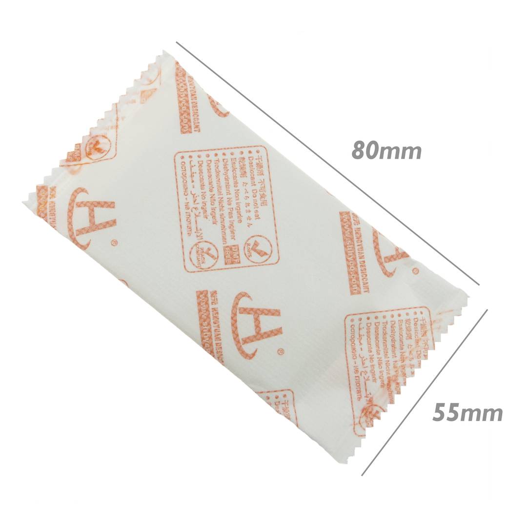 Natuurlijke vezelontvochtiger droogzak 55x80mm 3g 100 pak
