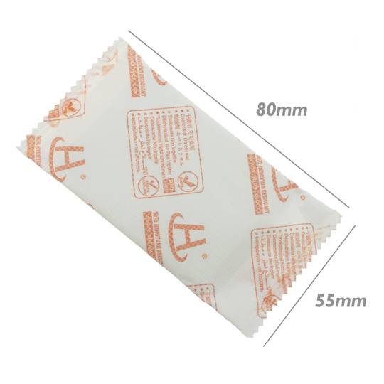 Natuurlijke vezelontvochtiger droogzak 55x80mm 3g 100 pak