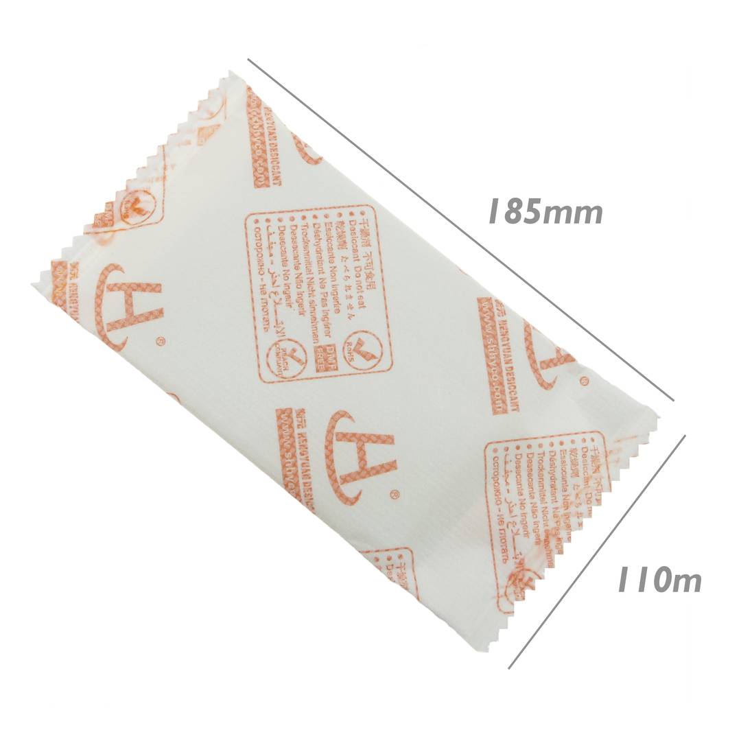 Dessecante saco de desumidificador fibra natural 110x185mm 60g 25 pack