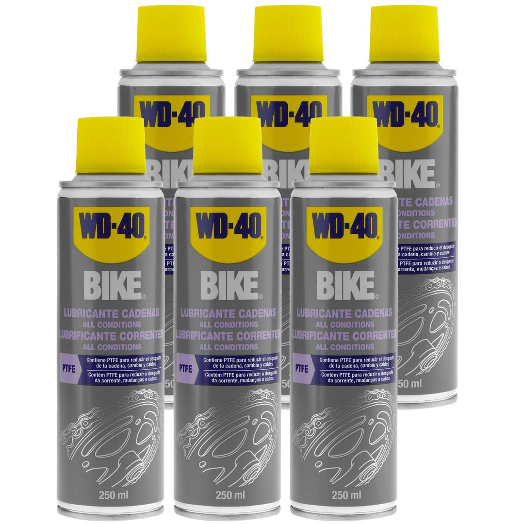 WD40 - Spray lubrifiant pour chaîne de vélo en toutes conditions