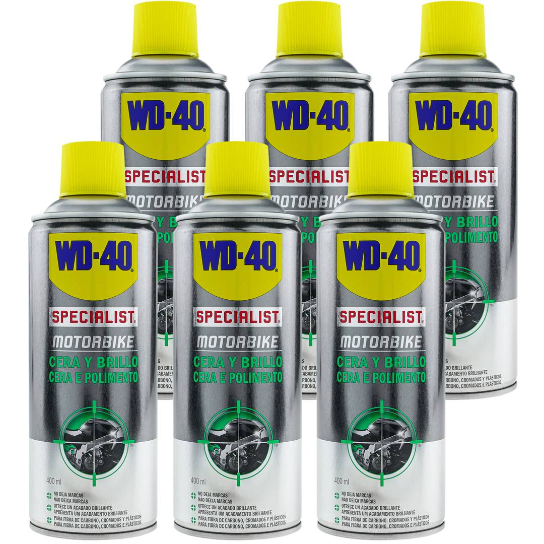 Cera e brilho SPECIALIST MOTORBIKE 400 ml (caixa com 6 unidades)