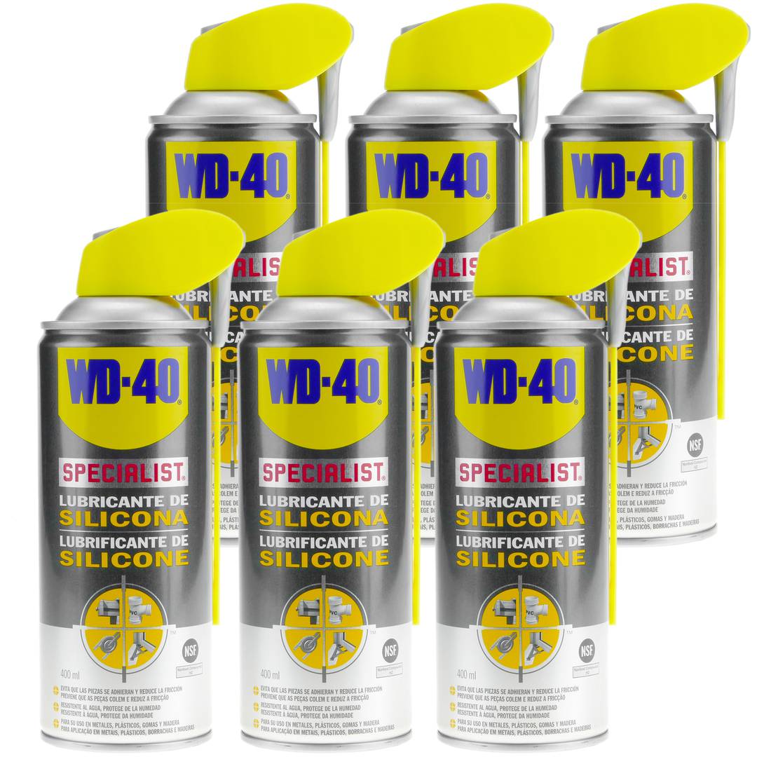 Spray lubricante con silicona - 400 ml - WD-40