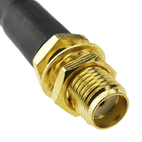 Cable coaxial HDF200 SMA-mascle a SMA-femella 1m
