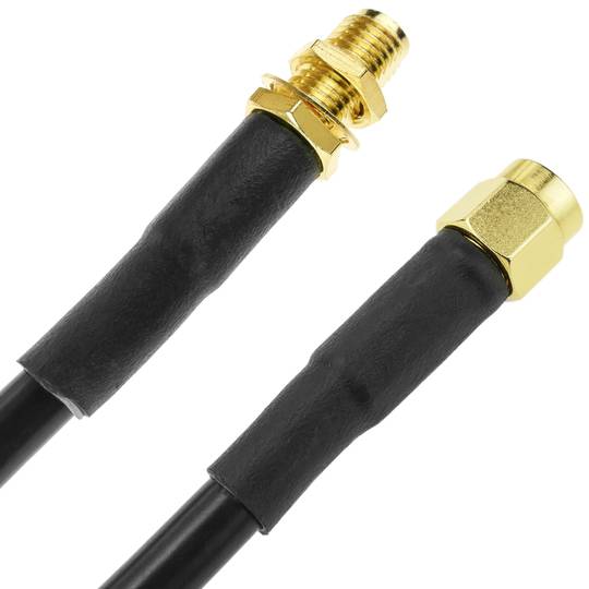 Coaxkabel HDF200 SMA-mannelijk naar SMA-vrouwelijk 3m