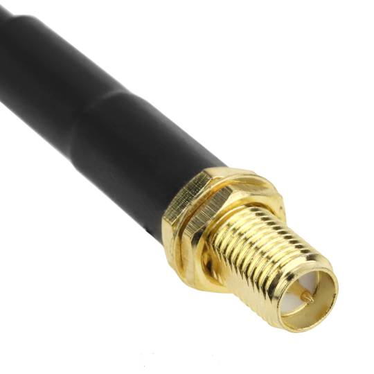 Cable coaxial HDF200 rSMA-mascle a rSMA-femella 2m