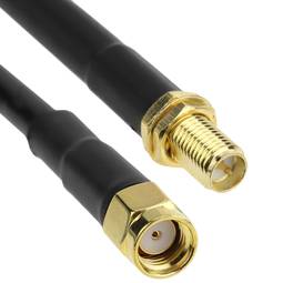 Cable coaxial HDF200 rSMA-mascle a rSMA-femella 5m