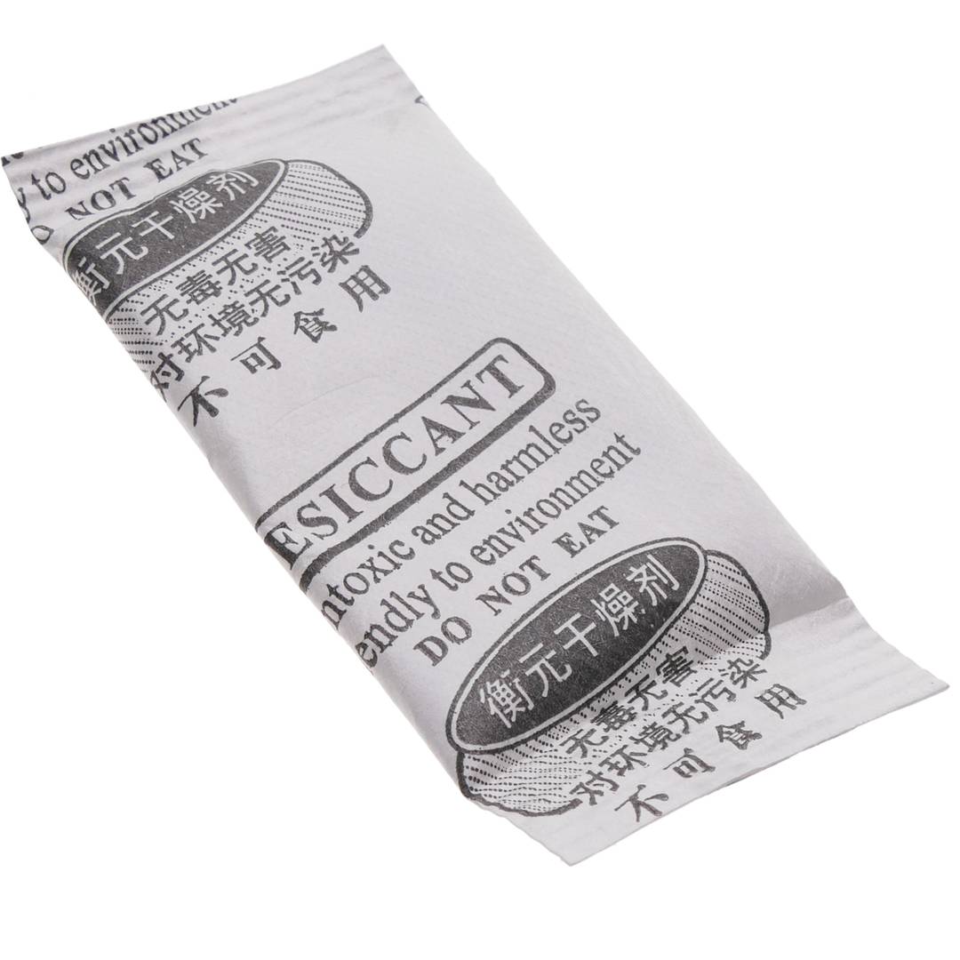 Droogmiddel voor het ontvochtigen van silicagel 25x50mm 1g 100 verpakking