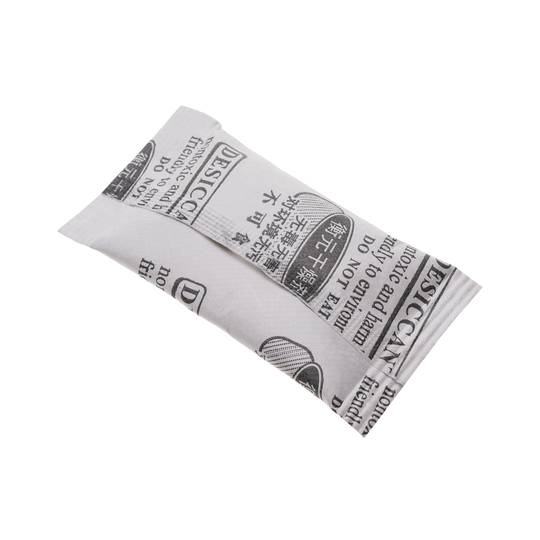 Sacchetto deumidificatore essiccante di gel di silice silica 25x50mm 2g 20 pack