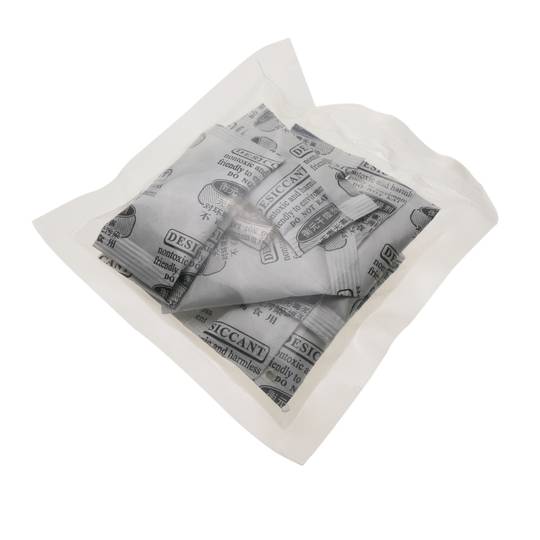 Sacchetto deumidificatore essiccante di gel di silice silica 25x50mm 2g 20 pack