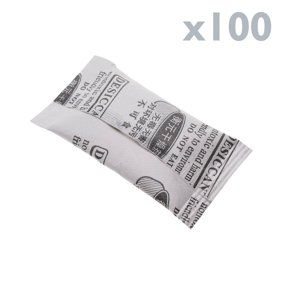 Droogmiddel zakje silicagel ontvochtiger 25x50mm 2g 100 verpakking