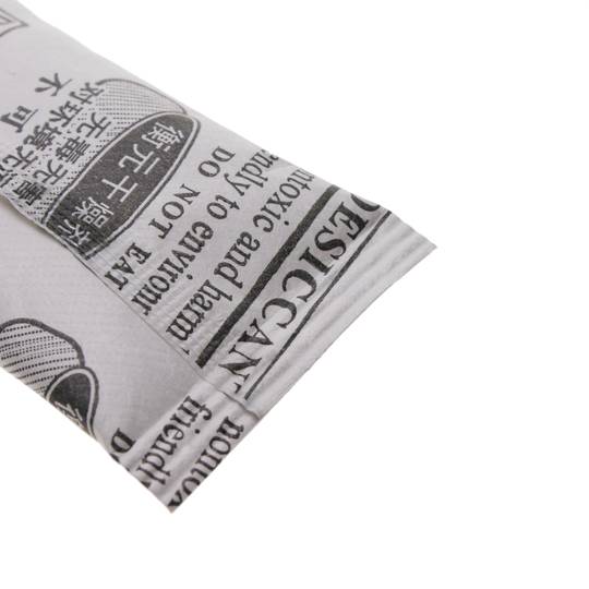 Droogmiddel zakje silicagel ontvochtiger 25x50mm 2g 100 verpakking